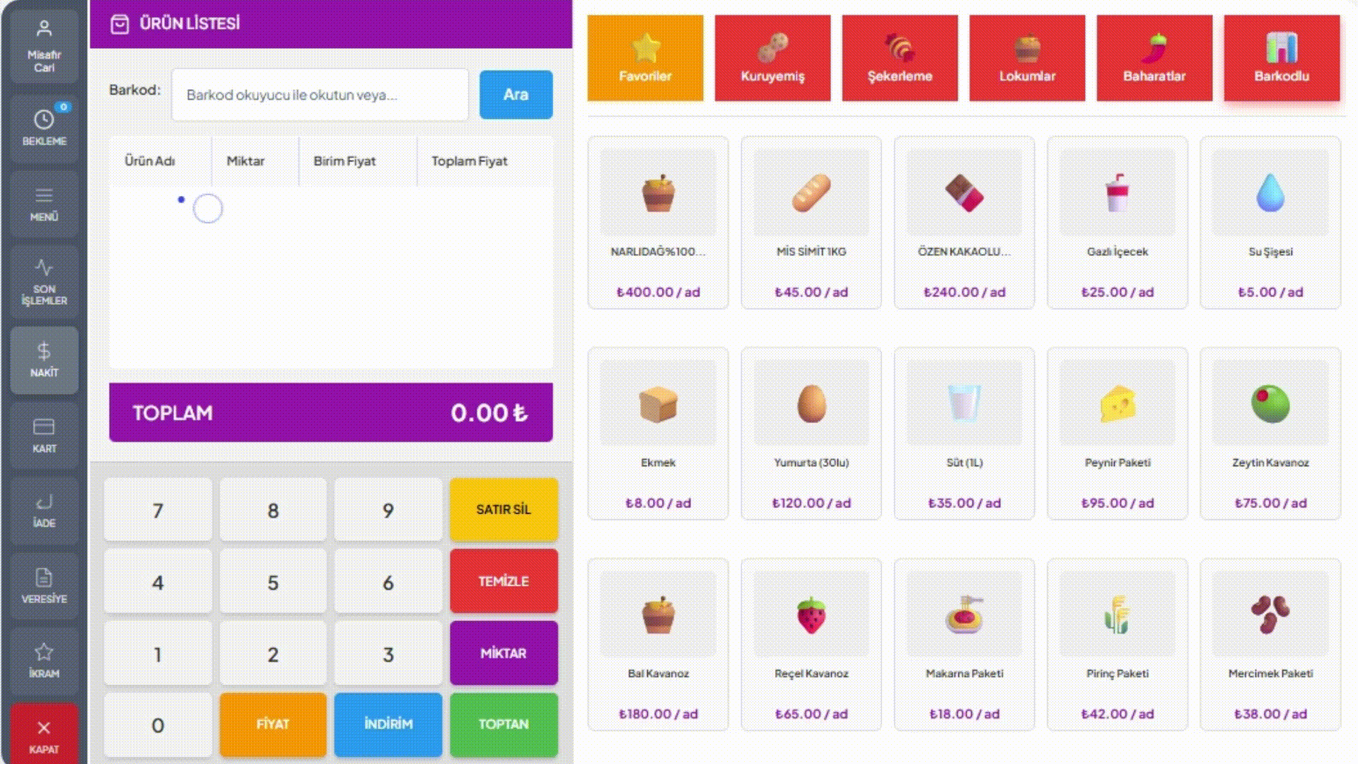 Hızlı Satış POS Demo